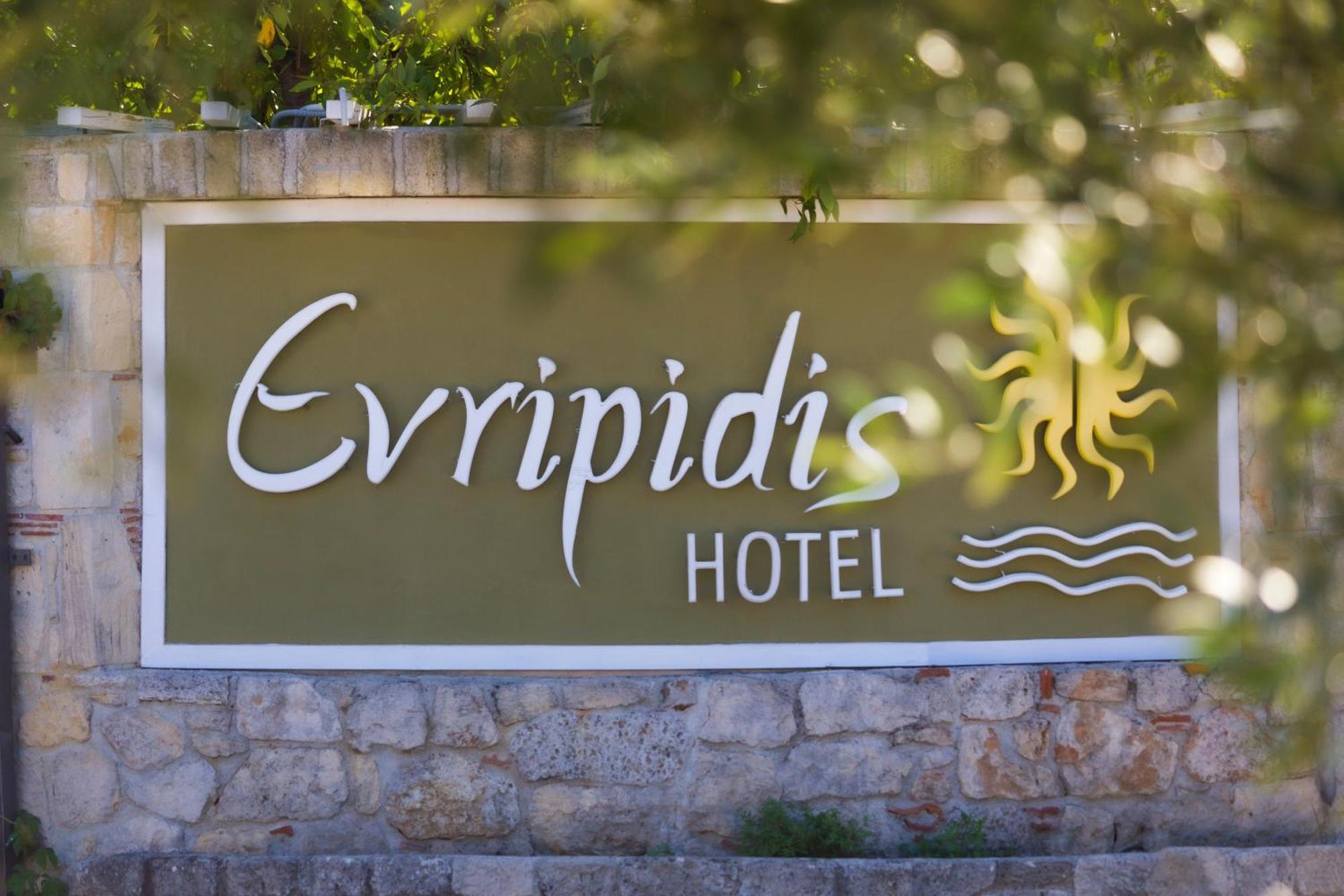 Evripidis Hotel Áfitosz Kültér fotó